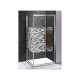 Душевой уголок Good Door Antares CR-100-W-CH стекло прозрачное с рисунком Волна