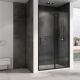 Душевая дверь ABBER Schwarzer Diamant 120см чёрный AG30120B5