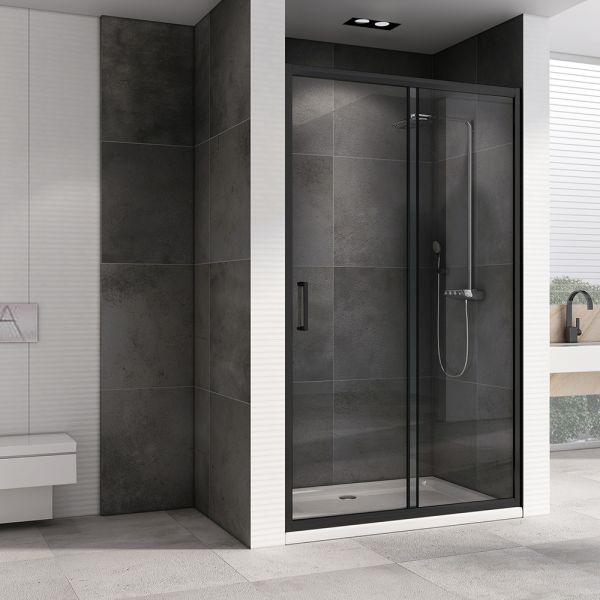Душевая дверь ABBER Schwarzer Diamant 160см чёрный AG30160B