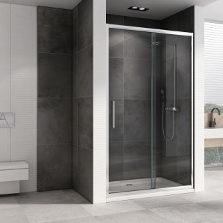 Душевая дверь ABBER Schwarzer Diamant AG30170H 170см хром