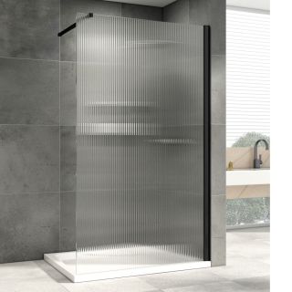 Душевая перегородка ABBER Immer Offen AG61091R8 90см чёрный