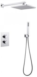 Душевая система ABBER Weiss Insel с термостатом хром AF8051