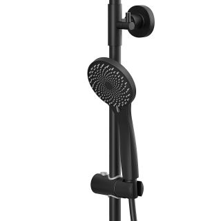 Душевая стойка Kohr Thermostatic 1WN810300DB-0000A с термостатом чёрный