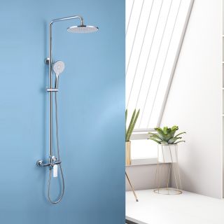 Душевая стойка ABBER Weiss Insel хром AF8020