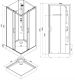 Душевая кабина Aquanet Passion S 3.0 348330 90x90 см профиль хром стекло прозрачное