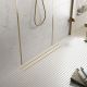 Душевой лоток Timo Drain System DS230210/17 100см с двусторонней панелью plate под плитку золото матовое