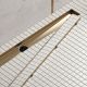 Душевой лоток Timo Drain System DS230206/17 60см с двусторонней панелью plate под плитку золото матовое