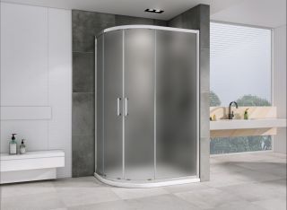 Душевой уголок ABBER Schwarzer Diamant AG01129M 120x90см хром