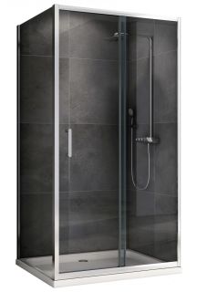 Душевой уголок ABBER Schwarzer Diamant AG301005-S505 100x50см хром