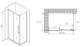 Душевой уголок ABBER Schwarzer Diamant AG30100BH-S75B 100x75см чёрный