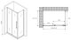 Душевой уголок ABBER Schwarzer Diamant AG30110BH-S75B 110x75см чёрный