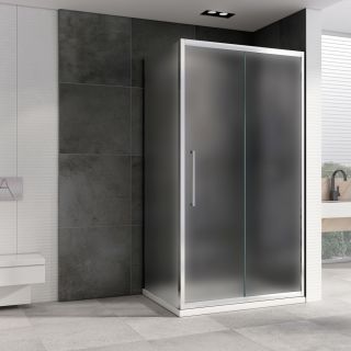 Душевой уголок ABBER Schwarzer Diamant AG30110MH-S85M-S85M 110x85см хром