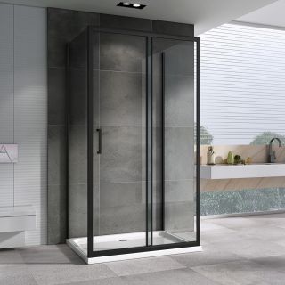 Душевой уголок ABBER Schwarzer Diamant 120x100см AG30120B-S100B-S100B