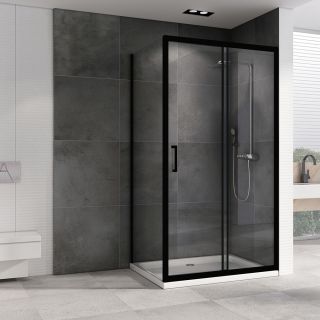 Душевой уголок ABBER Schwarzer Diamant 130x100см AG30130B-S100B