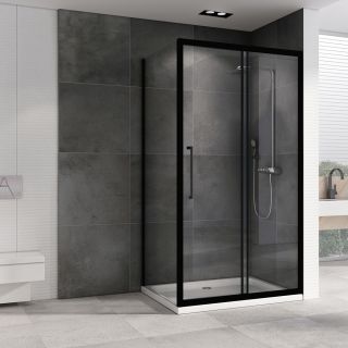 Душевой уголок ABBER Schwarzer Diamant 130x70см AG30130BH-S70B