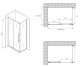 Душевой уголок ABBER Schwarzer Diamant AG30140BMH-S90BM 140x90см чёрный