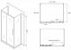 Душевой уголок ABBER Schwarzer Diamant 150x70см AG30150BH-S70B-S70B