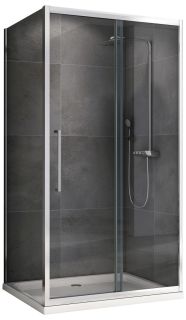 Душевой уголок ABBER Schwarzer Diamant AG30160H-S90 160x90см хром