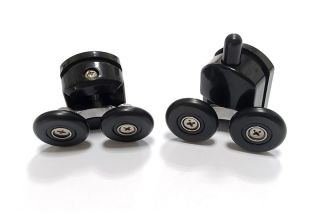 Душевой уголок ABBER Schwarzer Diamant AG30120BH-S50B-S50B 120x50см чёрный