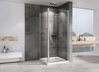 Душевой уголок ABBER Sonnenstrand 100x90см хром AG04100-S90