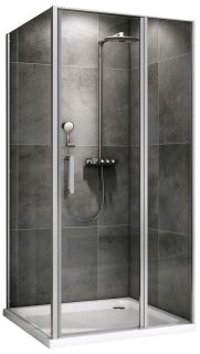 Душевой уголок ABBER Sonnenstrand 100x100см хром AG04100S-S100