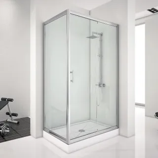 Душевой уголок Aquanet Alfa NAA1131 273607 160x90 см стекло прозрачное профиль хром