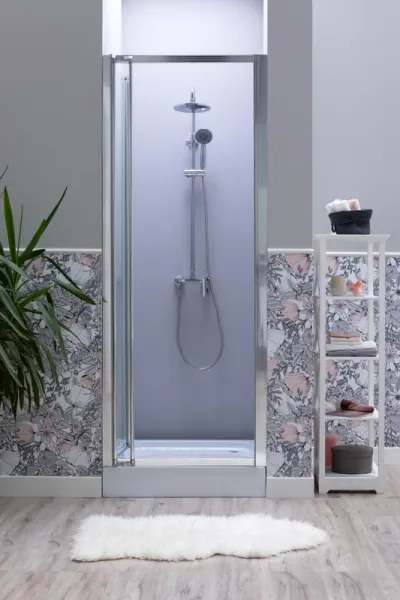 Душевая дверь Aquanet Alfa NAA6422 210018 80 см стекло прозрачное профиль хром