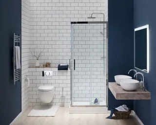 Душевой уголок Aquanet Delta Cube NPE1142 183212 90x90 см стекло прозрачное профиль хром