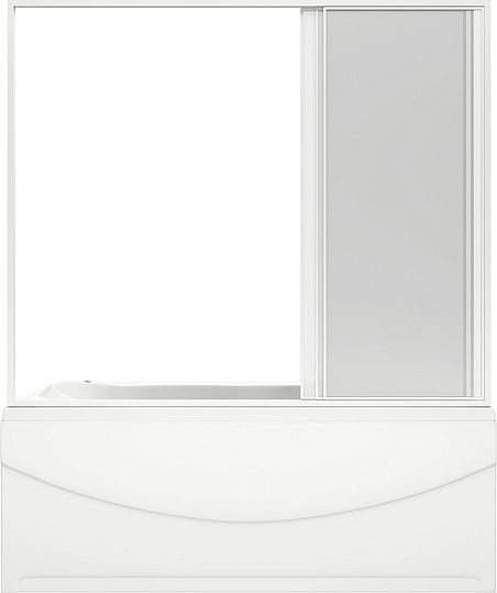 Шторка на ванну Bas Ахин, Мальта, Атланта, Нептун, Индика 3 ств., пластик