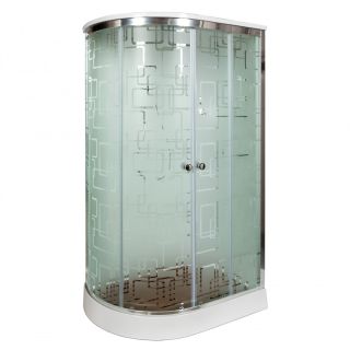 Душевая кабина Deto ЕМ1511 R с гм. и эл. 110х80х220 см