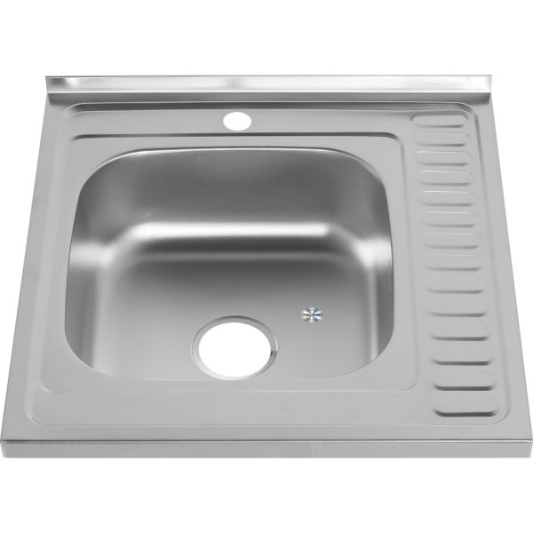 Мойка 6060 L Melana 0,6/160 левая хром