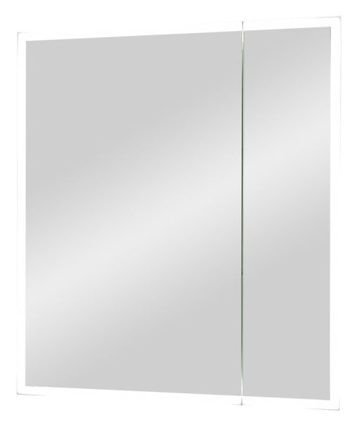 Зеркало-шкаф с подсветкой Continent Reflex МВК026 70см белый