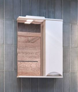 Зеркало-шкаф с подсветкой Vigo Callao z.CAL.50.R.El 50 см белый