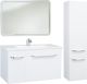 Зеркало с подсветкой Bellezza Альдо 100см белый 00000007002