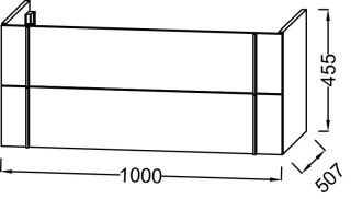 Тумба под раковину Jacob Delafon NOUVELLE VAGUE EB3032-N18