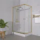 Душевой уголок Triton Вента -Голд Щ0000073919 120x80 см профиль золото стекло прозрачное