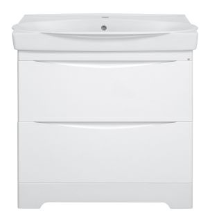 Напольная тумба под раковину Misty Элвис 80см белый