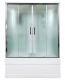 Душевая кабина AvaCan EM 4515 с электрикой 150x85 см