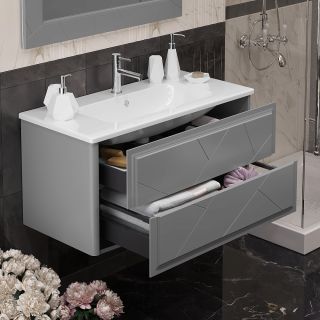 Тумба под раковину Opadiris Луиджи 00-00006178 серая