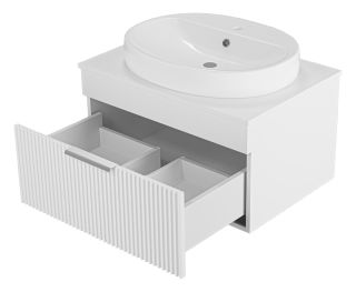 Подвесная тумба под раковину Brevita Enfida ENF-06070-0141Я 70см белый