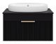 Подвесная тумба под раковину Brevita Enfida ENF-06070-0241Я 70см чёрный