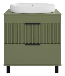 Напольная тумба под раковину Brevita Enfida ENF-06070-0842Я 70см зелёный