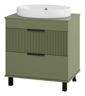 Напольная тумба под раковину Brevita Enfida ENF-06070-0842Я 70см зелёный