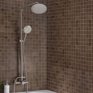 Душевая стойка РМС SUS124-003DK-2 нержавеющая сталь