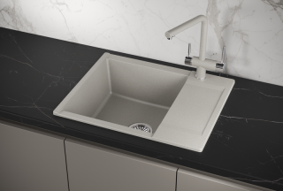 Мойка кухонная Granula 6202, БАЗАЛЬТ