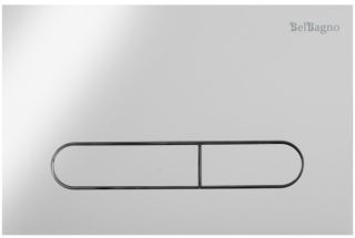 Комплект 3 в 1 BelBagno BB3105CHR/SC/BB002-80/BB005-PR-CHROME унитаз подвесной с сиденьем UNO BB3105CHR/SC система инсталляции для унитазов BB002-80  с кнопкой смыва BB005-PR-CH