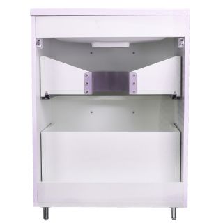 Тумба напольная под раковину Style Line "Каре 80" СС-00002267  (2 ящ.) Люкс белая, PLUS