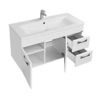 Тумба под раковину Акватон Диор 100см белый 1A167701DR010