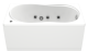 Акриловая ванна Bas Лима 130x70 см с каркасом