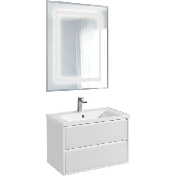 Тумба под раковину Акватон Римини 80см белый 1A226701RN010